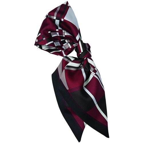 GROW グレイス・チェックリボンレッド系F