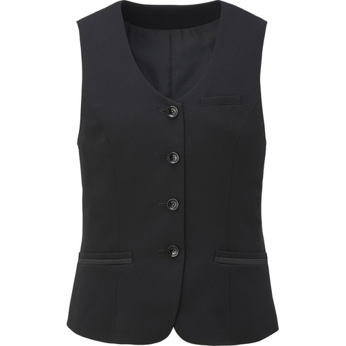 GROW プルミエ・ニットベスト黒13