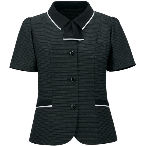 GROW エレガンスボーダーニットオーバーブラウス