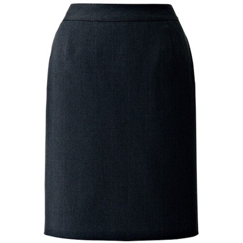 GROW シャドーチェックタイトスカート紺系05