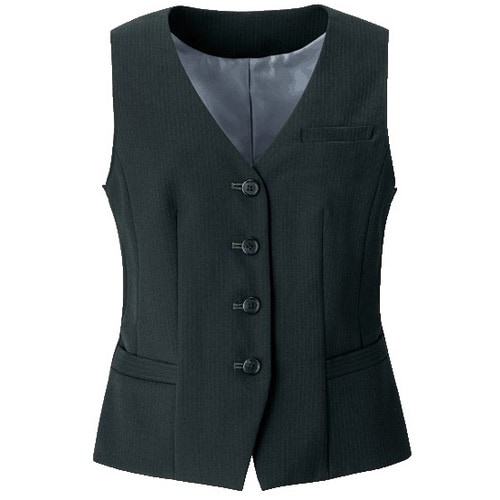 GROW ファイン・ピンストライプベスト紺系07