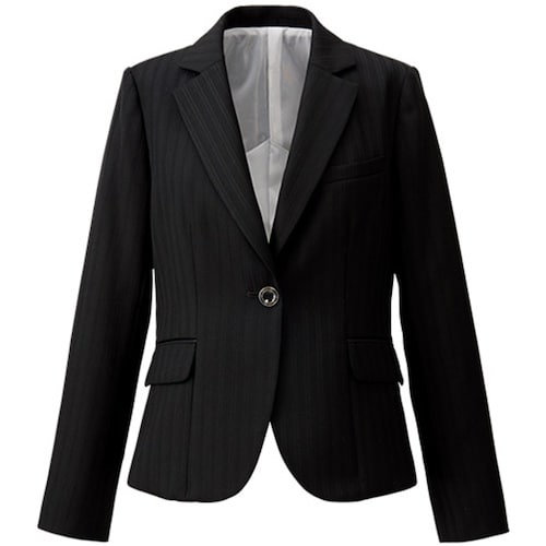 GROW グロッシーストライプジャケット黒系05