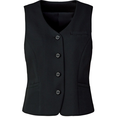 GROW ピケニットベストブラック05