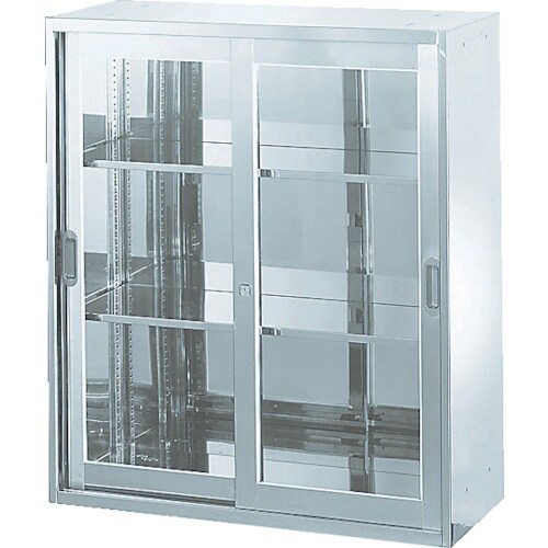 TRUSCO ステンレス保管庫(D400) 枠付ガ