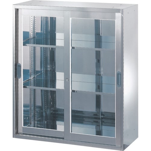 TRUSCO ステンレス保管庫(D500) 枠付ガ