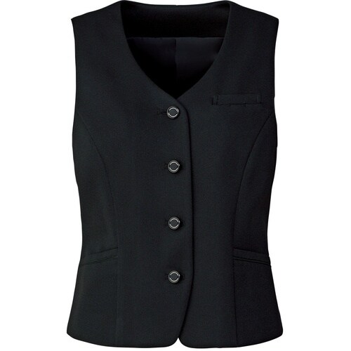 GROW ピケニットベストブラック07