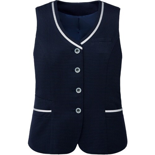 GROW ソアロン・ボーダーニットベスト紺13