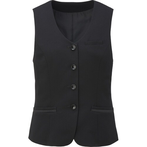 GROW プルミエ・ニットベスト黒07