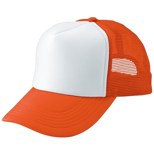 アイトス アメリカンメッシュキャップFオレンジ