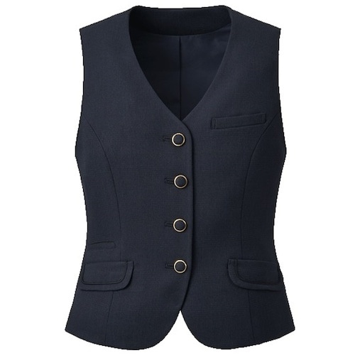 GROW シャドーチェックベスト紺系13