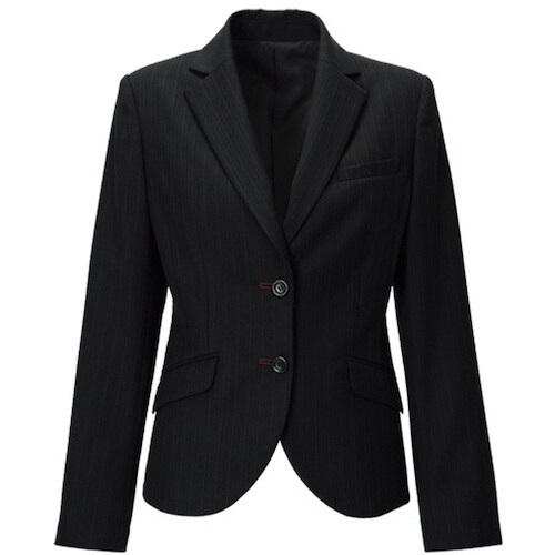 GROW ニュートラル・ストライプジャケット黒系0