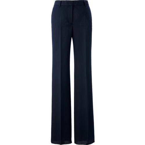 GROW オルタニット・ストライプパンツ紺系07