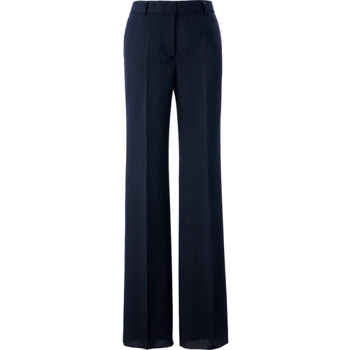 GROW オルタニット・ストライプパンツ紺系05