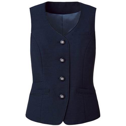 GROW グログラン・ツイードベストネイビー系05