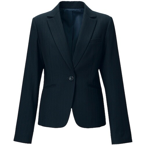 GROW ニュートラル・ストライプジャケット紺系0