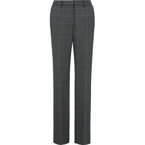 GROW カラード・ウィンドーペンパンツグレー系0