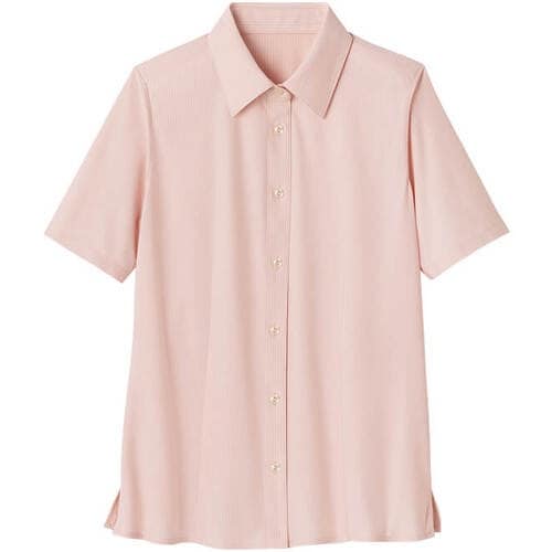 GROW ライト・ニット半袖ブラウスピンク系13