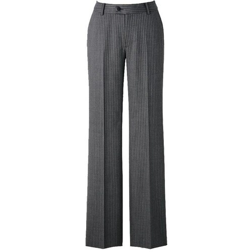 GROW ツイン・カラードストライプパンツグレー系