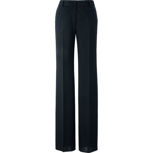 GROW オルタニット・ストライプパンツ黒系15