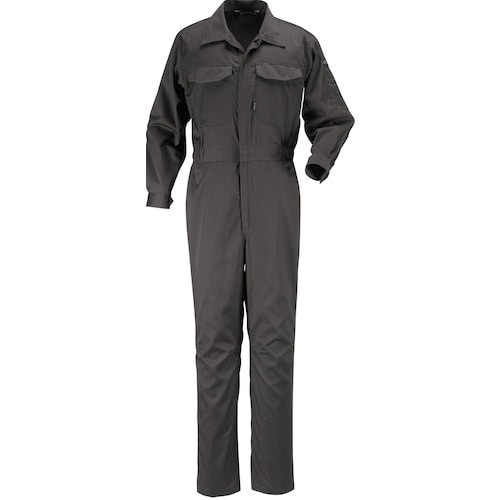 カジメイク TC長袖つなぎ服 ダークグレー S