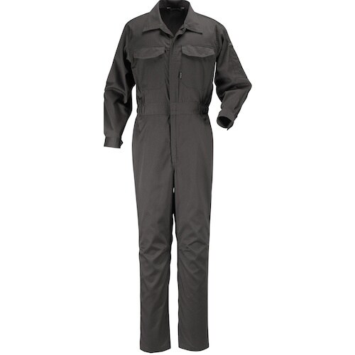 カジメイク TC長袖つなぎ服 ダークグレー SS