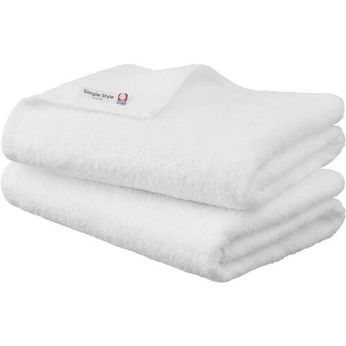 IRIS 103934 バスタオル2枚セット ホワ