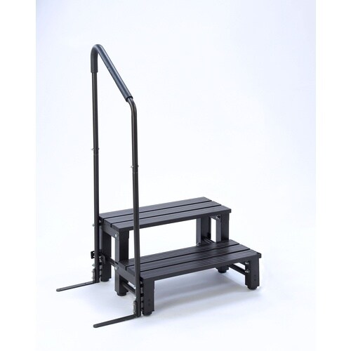 TASSCOM 手すり付きアルミステップ