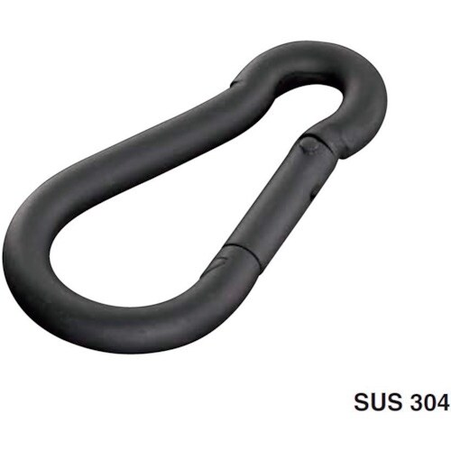 ふじわら ブラックカラビナフック