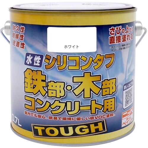 ニッぺ 水性シリコンタフ ホワイト 1.6L