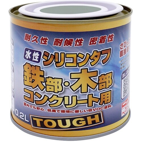 ニッぺ 水性シリコンタフ グレー 0.2L