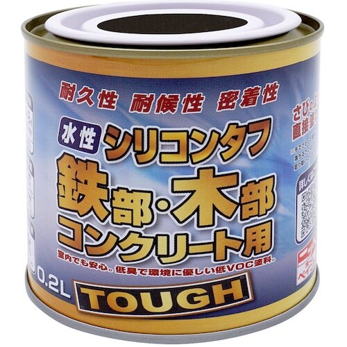 ニッぺ 水性シリコンタフ ブラックチョコレート 0