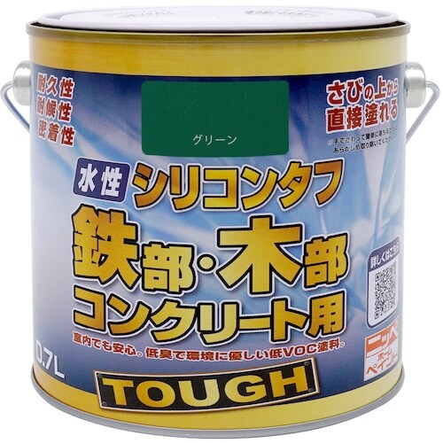 ニッぺ 水性シリコンタフ グリーン 0.7L