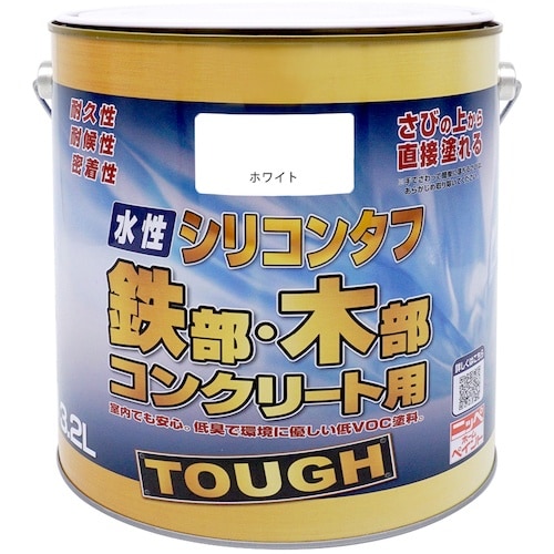 ニッぺ 水性シリコンタフ ホワイト 3.2L