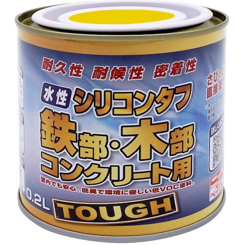 ニッぺ 水性シリコンタフ イエロー 0.2L