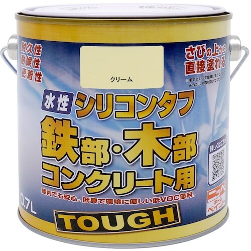 ニッぺ 水性シリコンタフ クリーム 0.7L