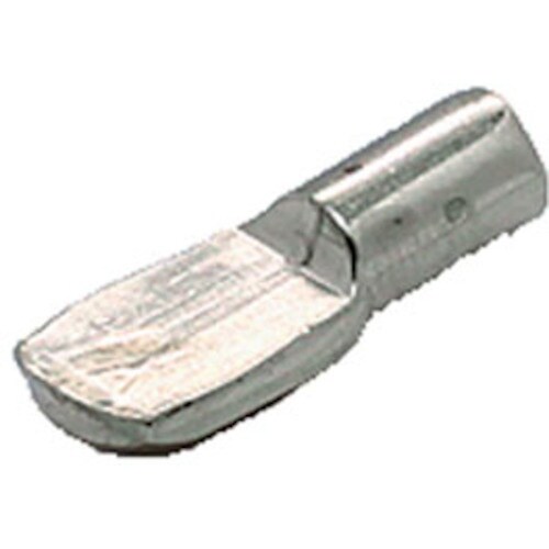 アイワ金属 棚ダボ5φ穴用5×8mm平受 ニッケル