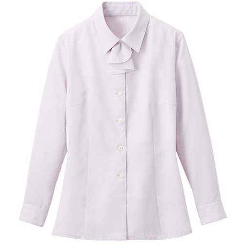 GROW シーニイ・ツイル長袖ブラウスラベンダー0