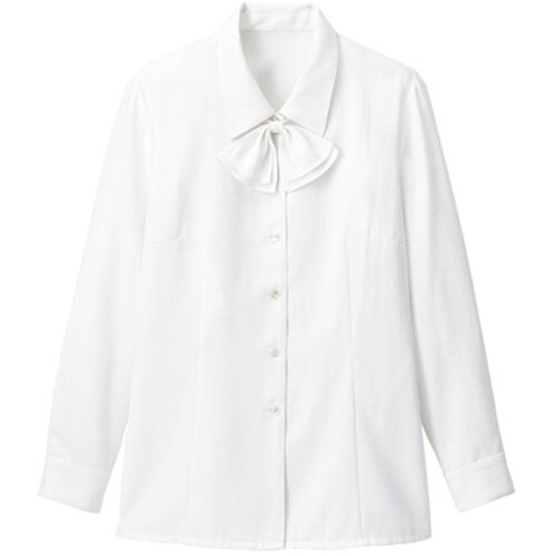 GROW シェブロン・ストライプブラウス白系15