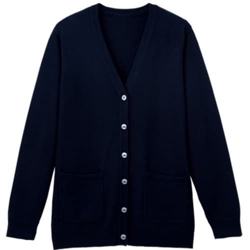 GROW エスタ・ニットカーディガンネイビーS