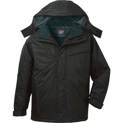 自重堂 防水防寒ハーフコート ブラツク LL