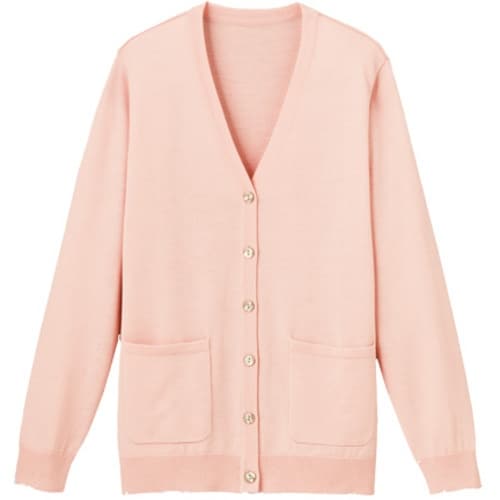 GROW エスタ・ニットカーディガンピンクS