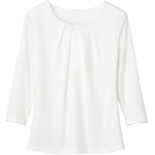 GROW コスメリリース・ニットカットソーオフホワ