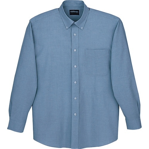 自重堂 シャツ ブルー M