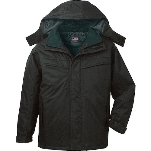 自重堂 防水防寒ハーフコート ブラツク 4L