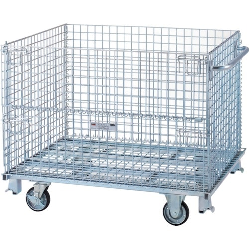 TRUSCO ネットパレット ハンドル キャスター