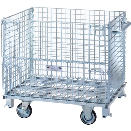 TRUSCO ネットパレット ハンドル キャスター