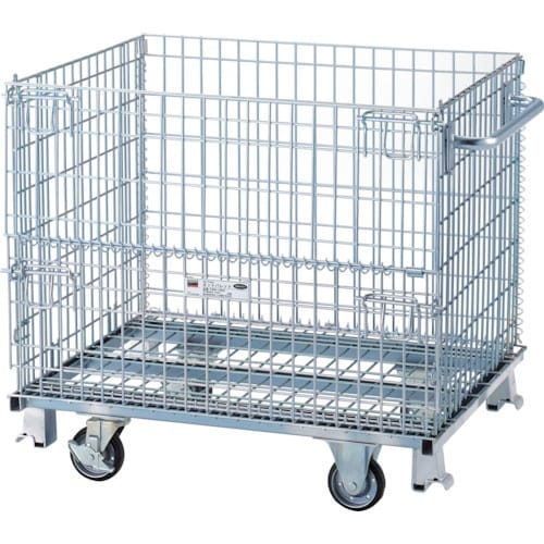 TRUSCO ネットパレット ハンドル キャスター