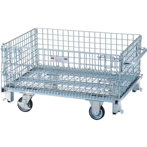 TRUSCO ネットパレット ハンドル キャスター