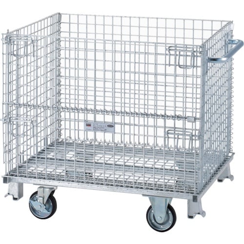 TRUSCO ネットパレット ハンドル キャスター