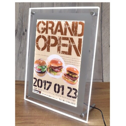 sign city アクリルフレームLEDパネル